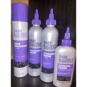 4pcs- Protective Styles Dark & Lovely Cleansing/Refresher/Tamer for Braided Hair